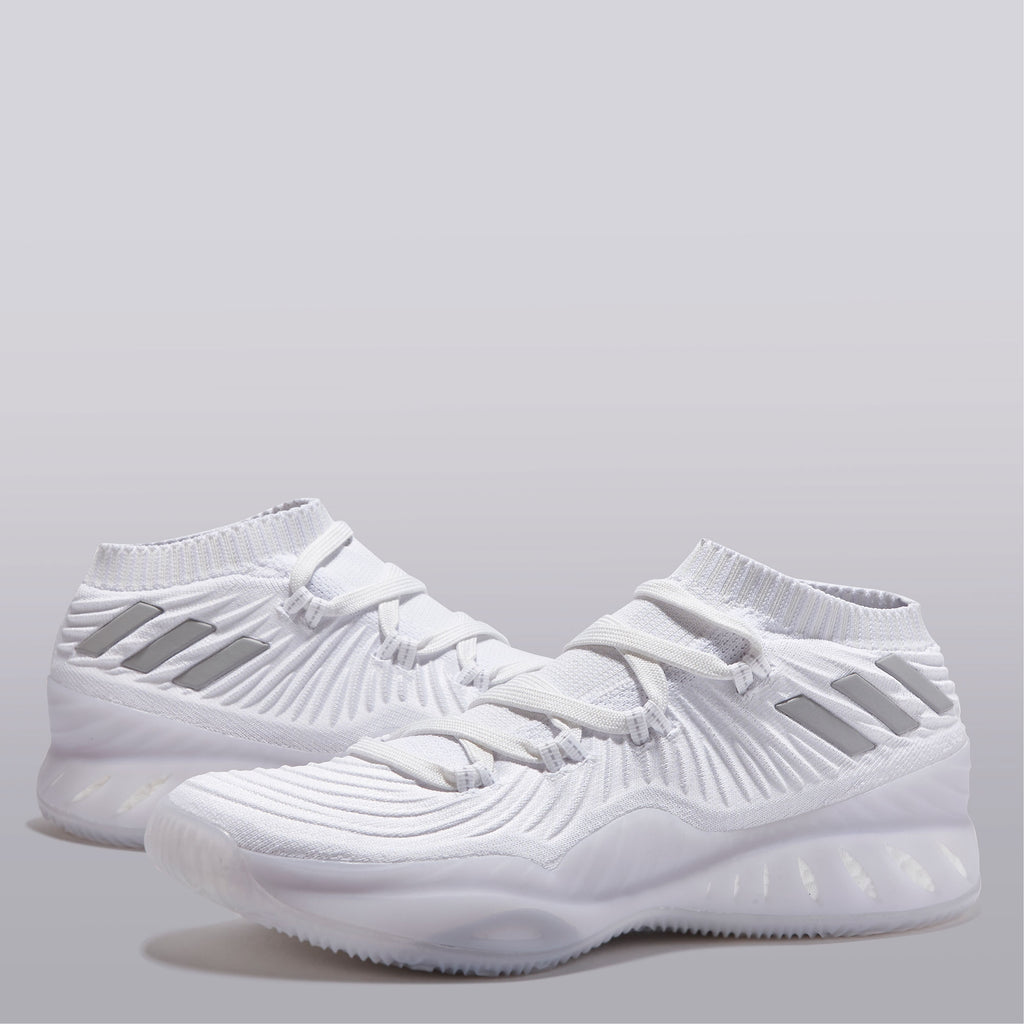 adidas Crazy Explosive Low Primeknit 2017 Basketball Shoe - Triple White