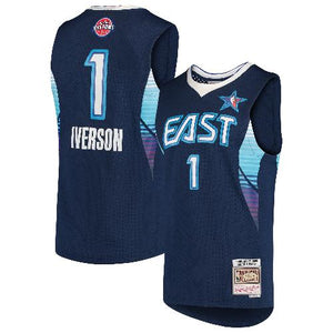 Allen Iverson Eastern Conference Mitchell & Ness Hardwood Classics 2009 NBA All-Star Game Swingman Jersey – Navy