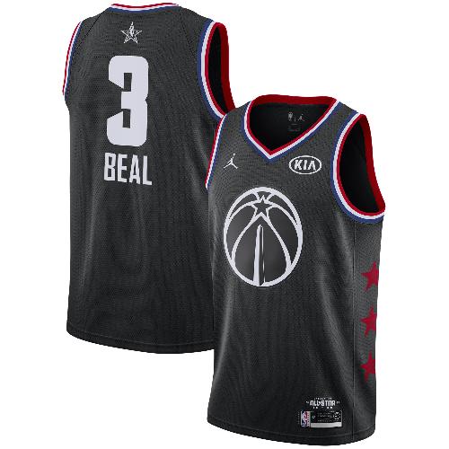 Bradley Beal Washington Wizards Jordan Brand 2019 NBA All-Star Game Finished Swingman Jersey – Black