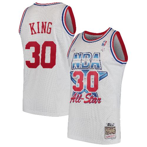 Bernard King Eastern Conference Mitchell & Ness Hardwood Classics 1991 NBA All-Star Game Swingman Jersey – White