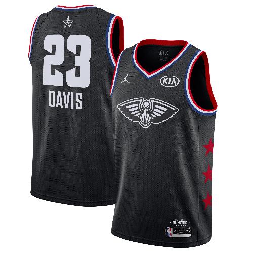 Anthony Davis New Orleans Pelicans Jordan Brand Youth 2019 NBA All-Star Game Swingman Jersey – Black