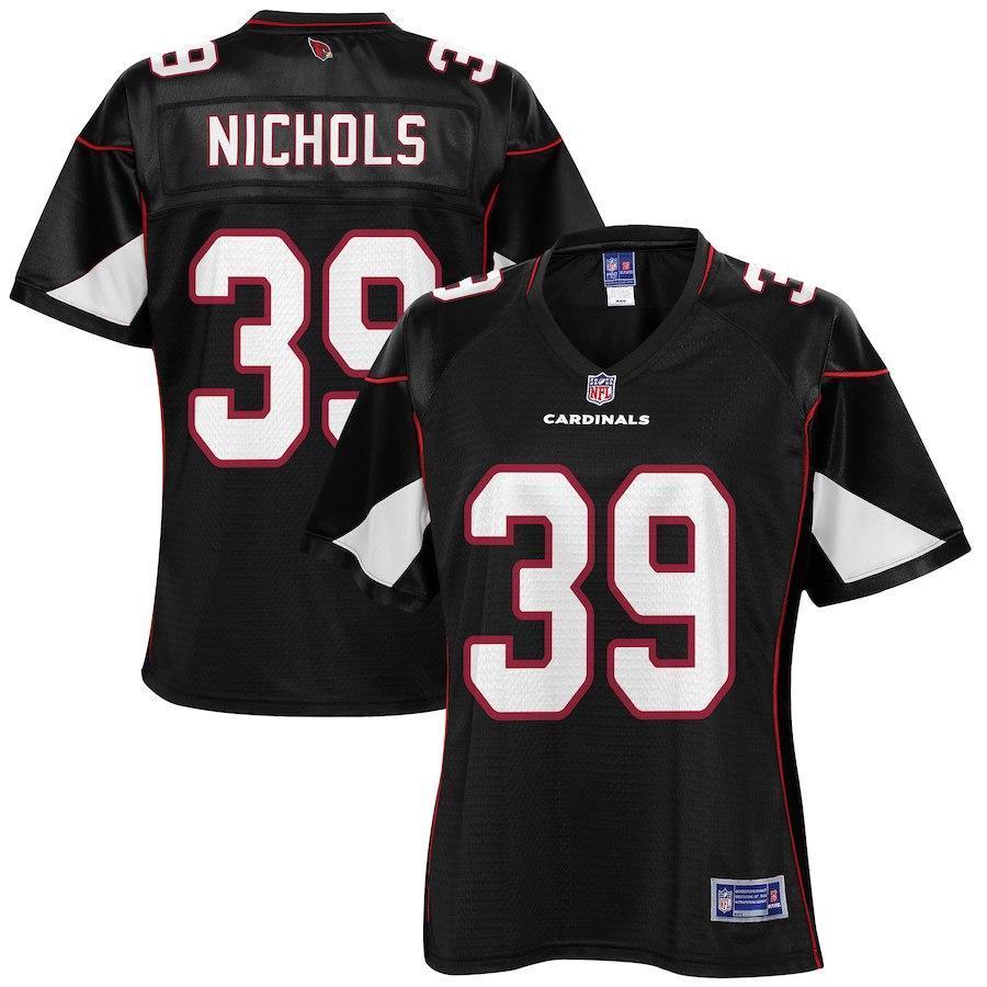 Deatrick Nichols Arizona Cardinals Pro Line Women's Player Jersey – Black 2018/2019