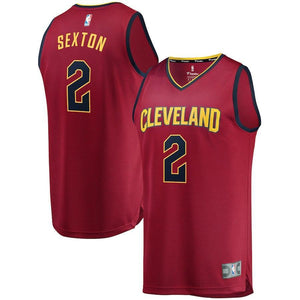 Collin Sexton Cleveland Cavaliers Branded Youth Fast Break Jersey Wine - Icon Edition 2018/2019