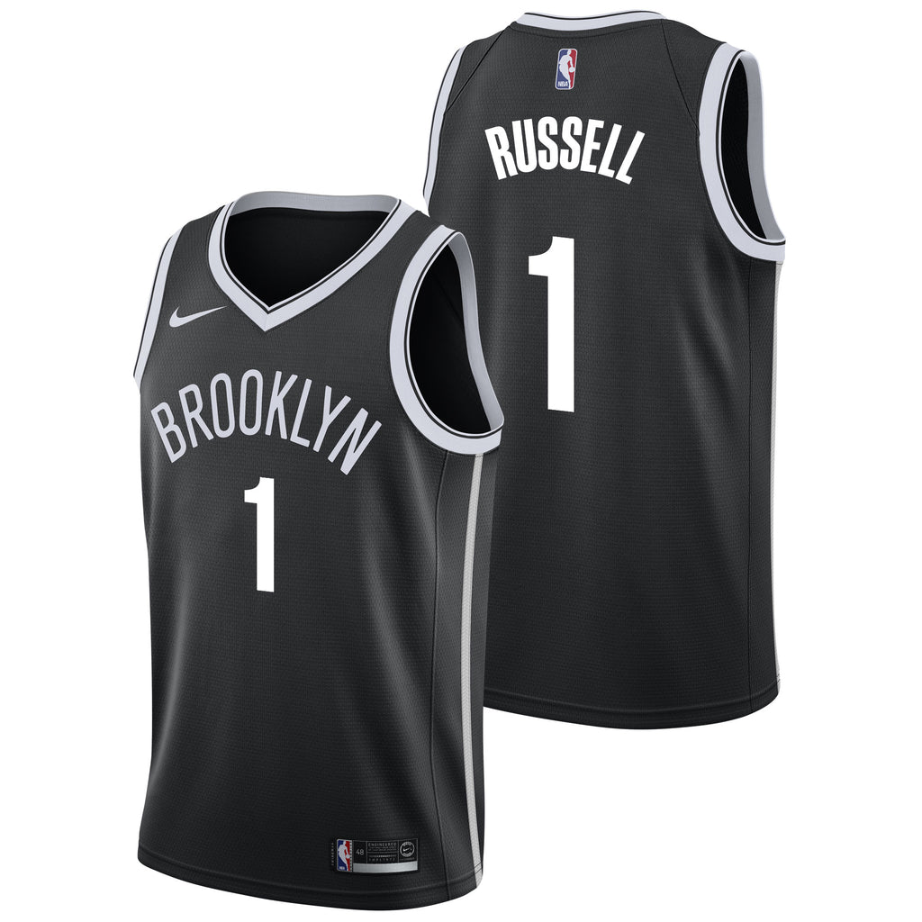 Brooklyn Nets Nike Icon Swingman Jersey - DAngelo Russell - Mens