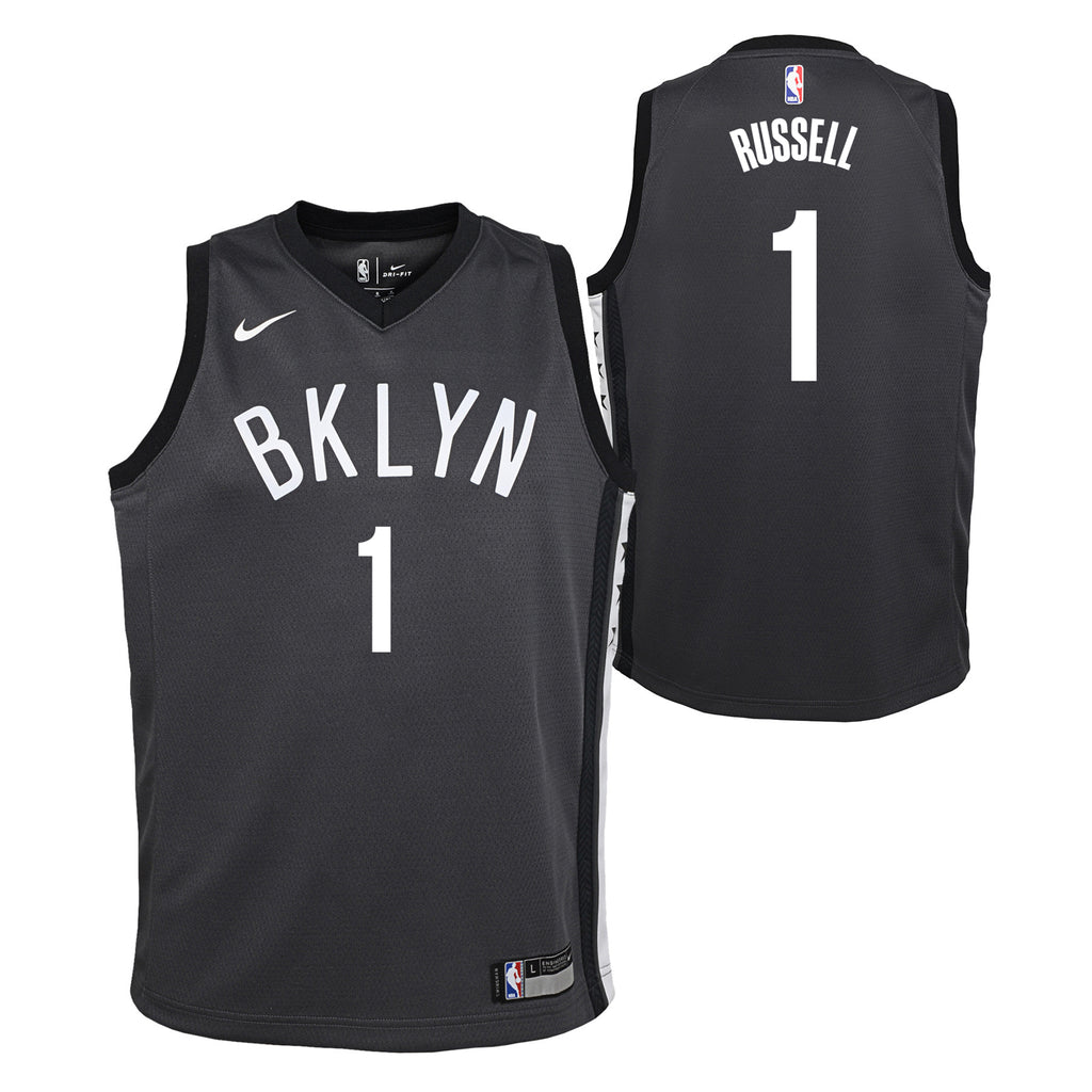 Brooklyn Nets Nike Statement Swingman Jersey - DAngelo Russell - Youth