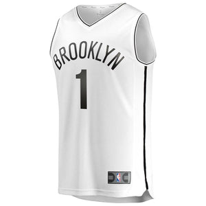 D'Angelo Russell Brooklyn Nets  Fast Break Replica Jersey White